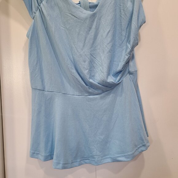 🔥3/$42 w FREE SHIPPING🔥 NWOT light blue shirt, 2 top straps, zipper - Picture 2 of 6